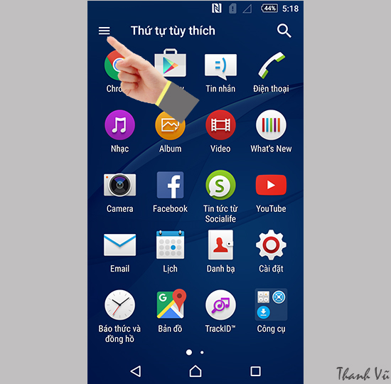 Go cai dat ung dung tren Sony Xperia M5 Single Sim 2